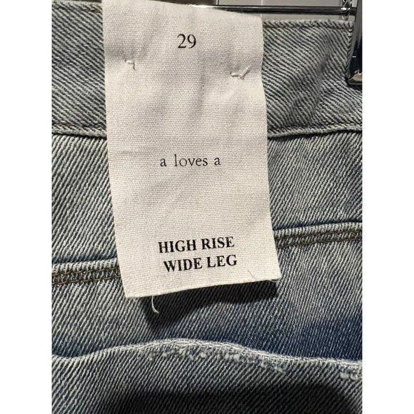 A Loves A High Rise Wide Leg Women’s Jeans Size 29 NWT - Picture 6 of 6